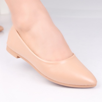 Radina Ecological Leather Khaki Μπαλαρίνες για κυρίες