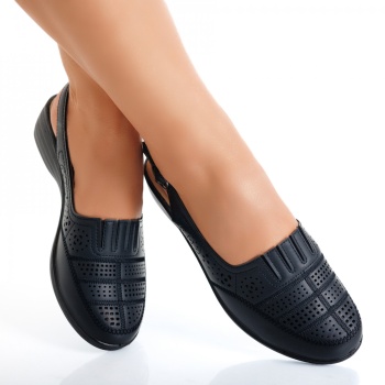Γυναικεία casual παπούτσια Μαύρο Nelpa Ecological Leather - Img 3
