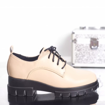 Casual παπούτσια katy βερίκοκο eco leather - Img 3