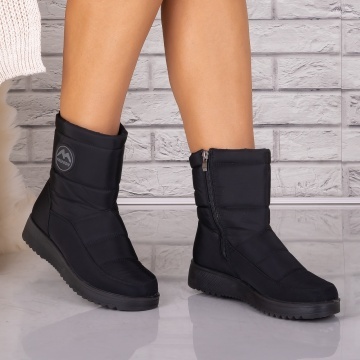 Cizme Dama Imblanite Negre din Fas Alenea