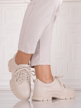 Pantofi casual Bej dama din Piele Ecologica Astoia