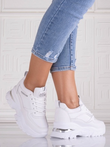 Sneakers dama cu platforma Albi din Piele Ecologica Ninera