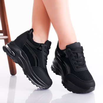 Γυναικεία sneakers με πλατφόρμα σε Darlin Textile - Img 3