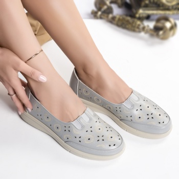 Κυρίες casual παπούτσια μπλε eco leather liko