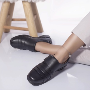 Casual παπούτσια guzelia eco leather μαύρο - Img 3