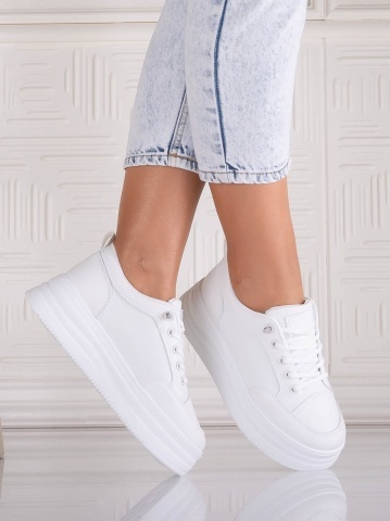 Sneakers dama cu platforma Albi din Piele Ecologica Temisa