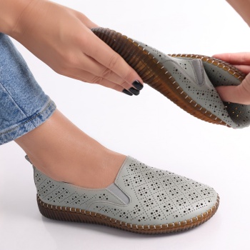 Sovani γυναικεία πράσινα Eco Leather Casual παπούτσια