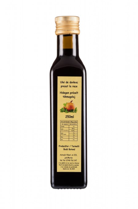 Ulei semințe de dovleac 250 ml - Img 1