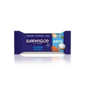 Baton ketogenic Rawmygod Nuts&Seeds 15% proteine
