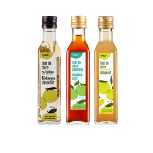 Natúr+ csomag levesekhez– Alma-, Vadalma- és Tárkonyos alma-ecet (3 x 250 ml)