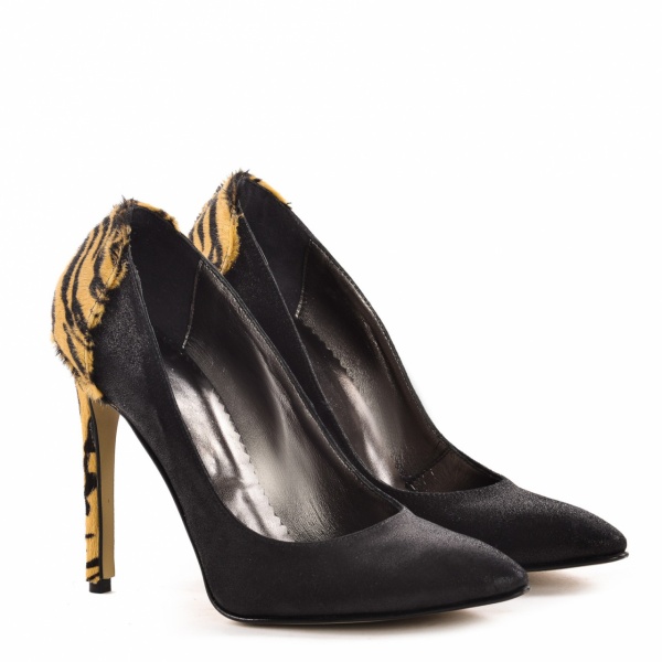 Pantofi Stiletto cu toc Carolina Pony
