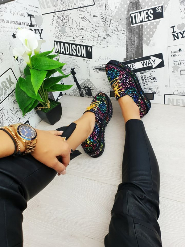 Pantofi casual Tereza multicolor