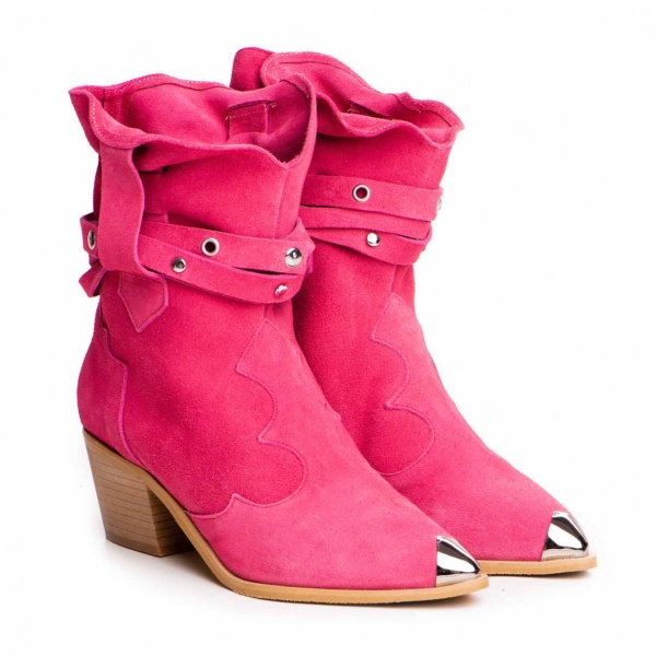 Ciocate Emira Piele Intoarsa Fuchsia