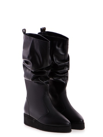 Cizme joase Mira negre