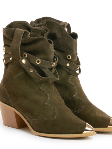 Ciocate Emira Piele Intoarsa Kaki