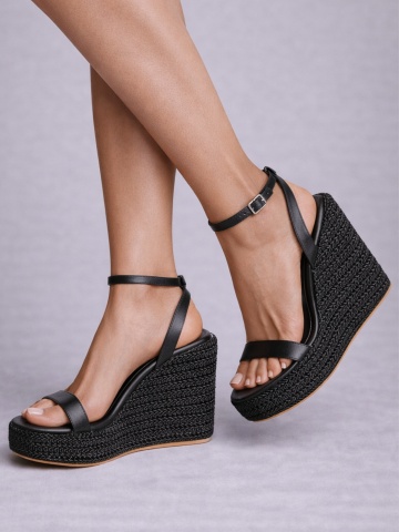 Platforme Lilith, piele naturala