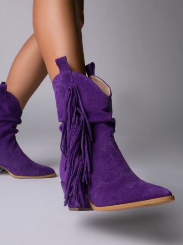 Ciocate Lituania Mov Inchis Piele Intoarsa