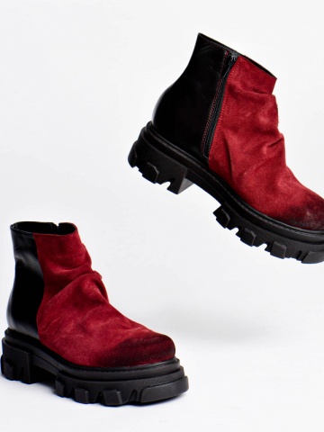 Ghete Andorra in Doua Culori Rosu