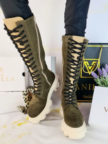 Bocanci Velvet Piele Intoarsa