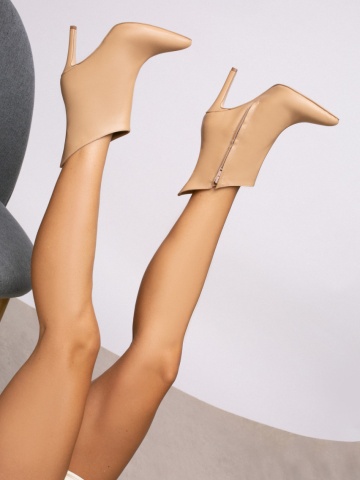 Cizme Paloma Nude Inchis