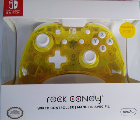 Nintendo Switch Wired Controller Rock Candy Mini Pineapple-Pop