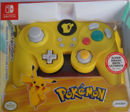 Nintendo Switch wired smash pad pro pikachu