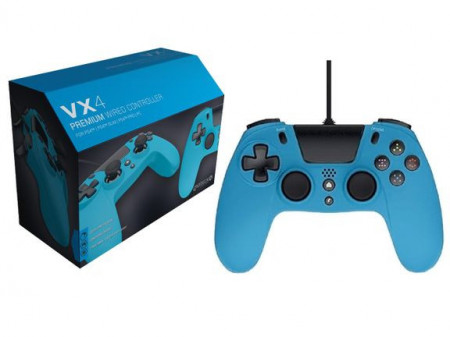 PS4 Wired Controller VX4 Blue Gioteck