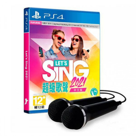 PS4 Let's Sing 2021 + 2 Microphone
