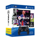 PS4 Sony Dualshock 4 V2 Kontroler crni + FIFA 21