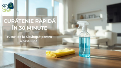 Ghidul curățeniei rapide: Cum să ai o casă impecabilă în doar 30 de minute