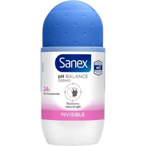 Deodorant anti-transpirant, Sanex PH Balance Dermo Invisible, 50 ml