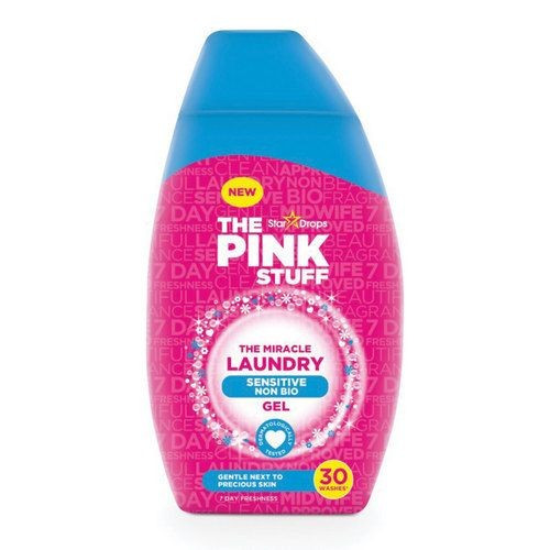 Detergent gel anti-pete Stardrops The Pink Stuff The Miracle Laundry Sensitive Non Bio Gel 30 spalari 900 ml