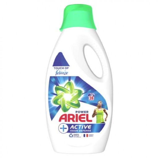 Detergent lichid Ariel Power Touch of Febreze + Active Odor Defense 29 spalari 1450 ml