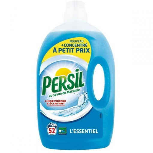 Detergent lichid concentrat Persil au savon de Marseille L' Essentiel Linge Propre & Eclatant, 2.6 L