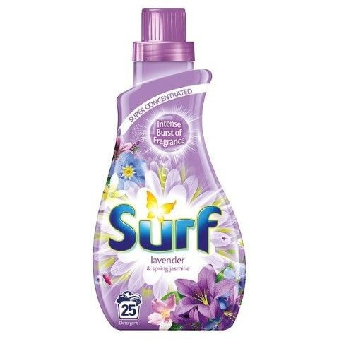 Detergent lichid universal super concentrat Surf Lavender & Spring Jasmine 25 spalari, 875 ml