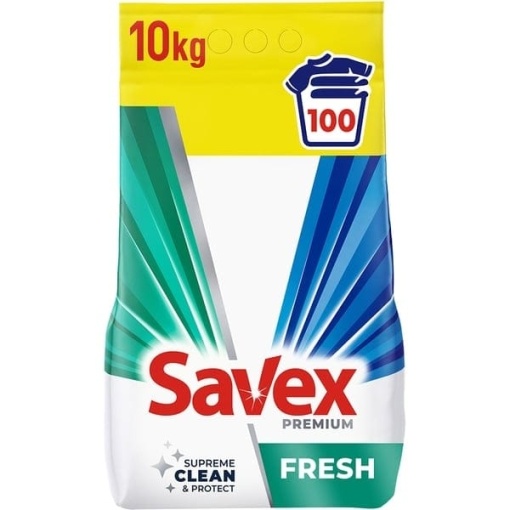 Detergent pudra automat Savex Premium Fresh 100 spalari 10 Kg