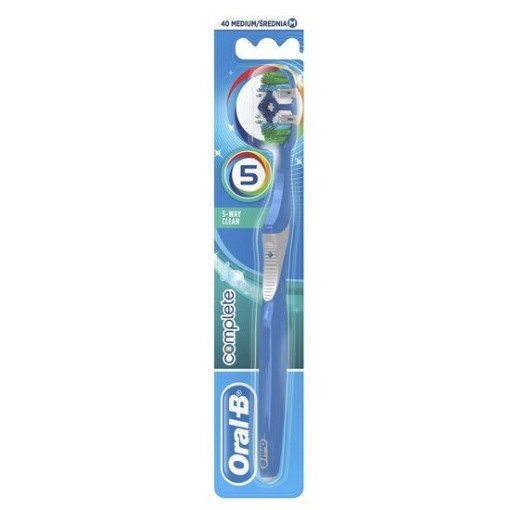 Periuta de dinti medium Oral-B Complete 5 Way Clean