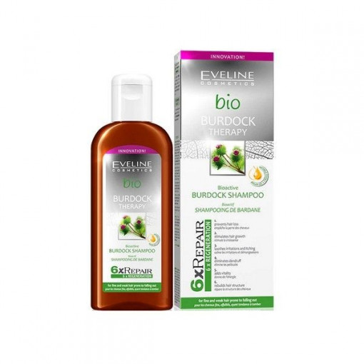 Sampon impotriva caderii parului Bio Burdock Therapy Eveline Cosmetics 150 ml