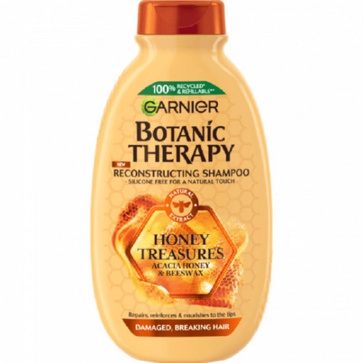 Sampon pentru par degradat Garnier Botanic Therapy Honey Treasures 250 ml