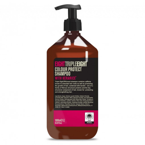 Sampon pentru par vopsit cu kerarice Triple Eight Colour Protect 1L