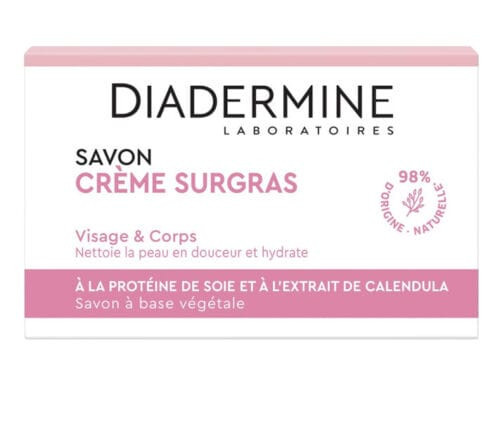 Sapun solid cu proteine din soia si extract de galbenele Diadermine 100 g