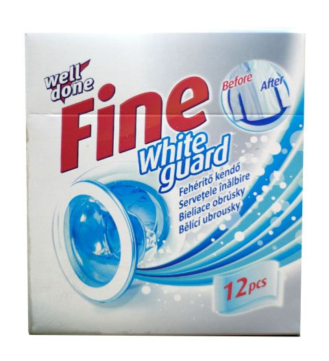 Servetele de inalbire Well Done Fine White Guard 12 buc/set