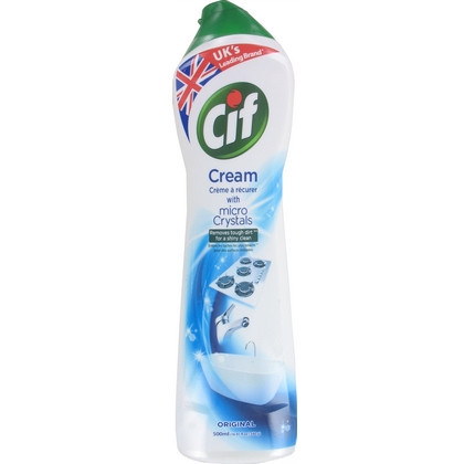 Solutie crema de curatat universala Cif Cream Original, 500 ml