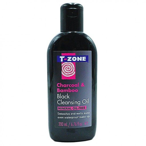 Ulei de curatare cu carbune si bambus T-Zone Black Cleasing Oil 200 ml
