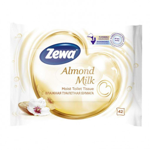 Zewa Almond Milk hartie igienica umeda 42 buc