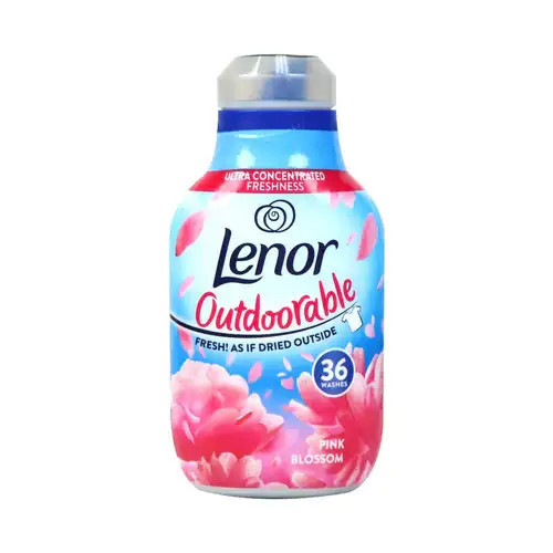 Balsam de rufe ultra concentrat, Lenor Outdoorable Pink Blossom 36 spalari 504 ml