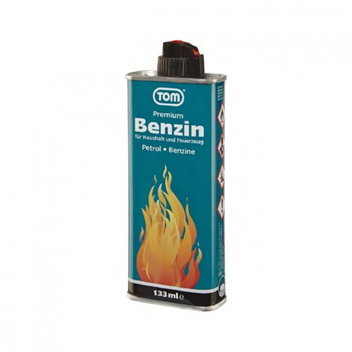 Benzina pentru incarcat brichete Tom Premium Benzin 133 ml
