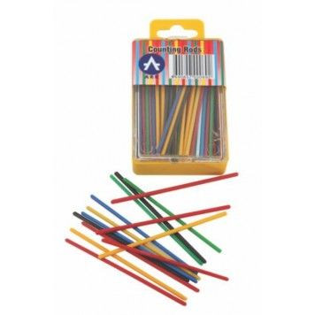 Betisoare pentru numarat diverse culori 100 buc/set