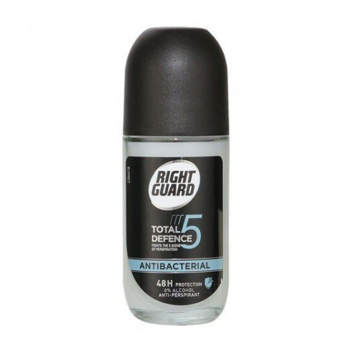 Deodorant anti-perspirant roll-on antibacterian Right Guard Total Defence 5, 50 ml