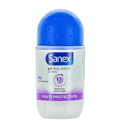 Deodorant anti-transpirant roll-on Sanex ph Balance Dermo Multi Protection 55 ml